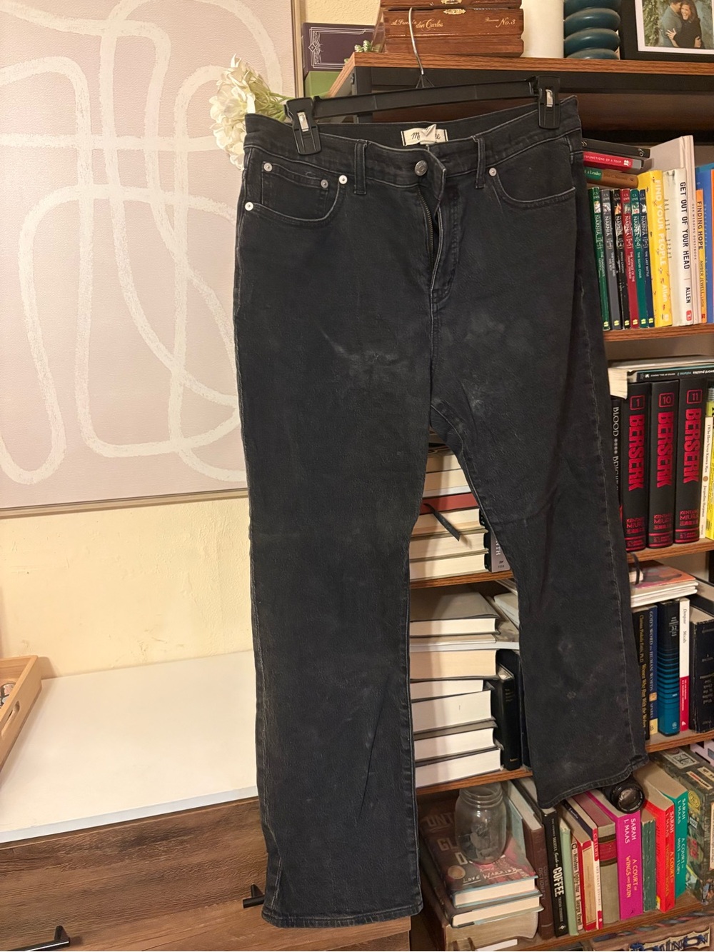 Madewell Women's Black Straight-Leg Jeans